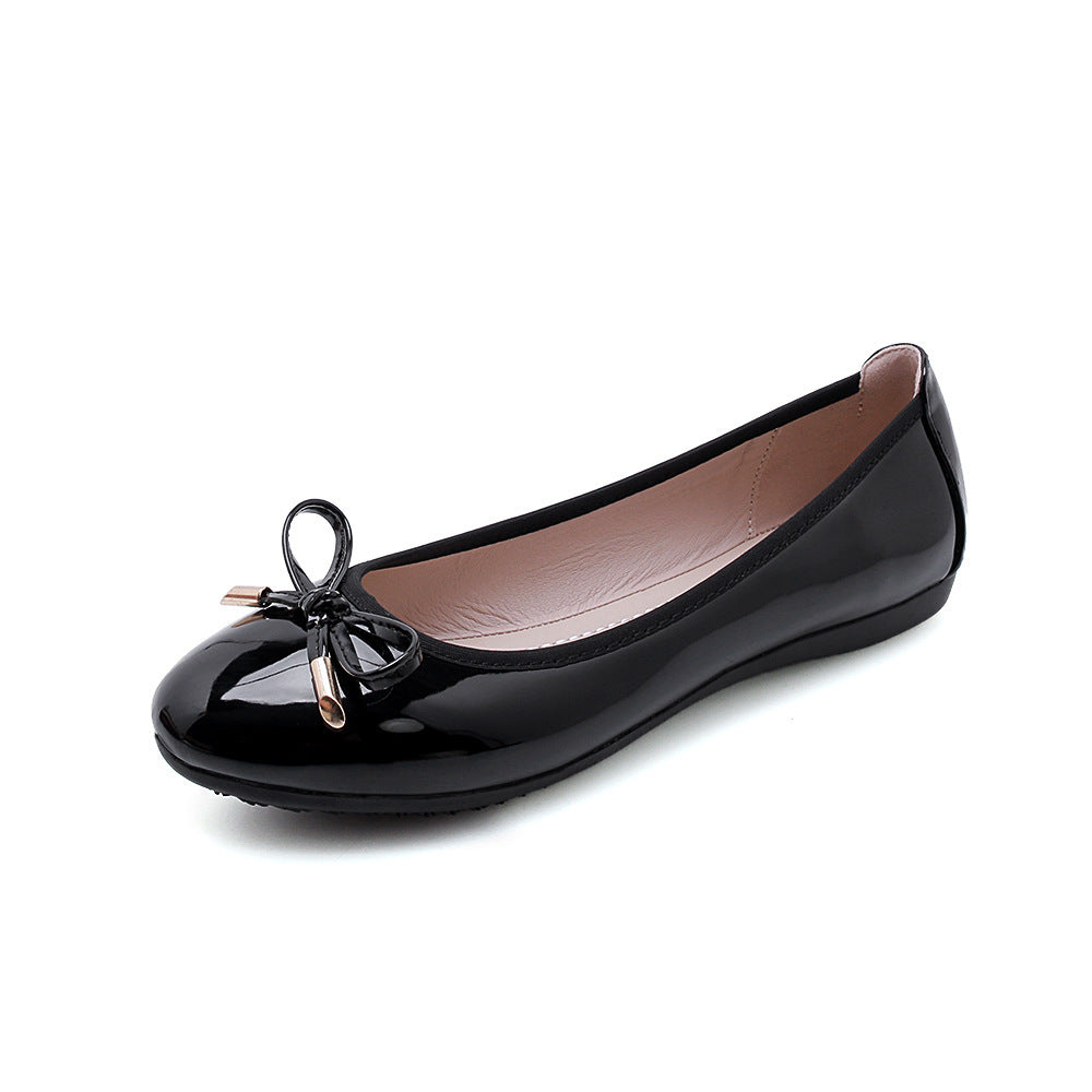 Elegant Coquette bow ballet flats
