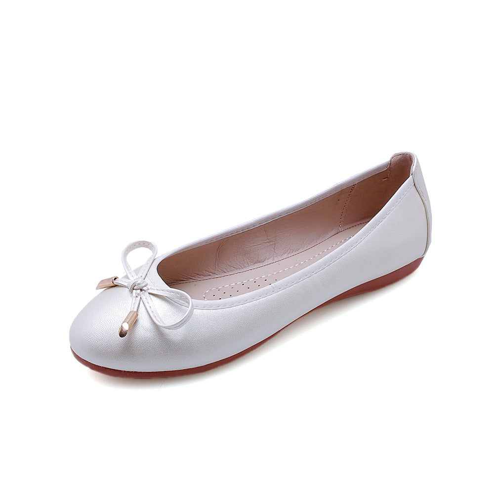 Elegant Coquette bow ballet flats
