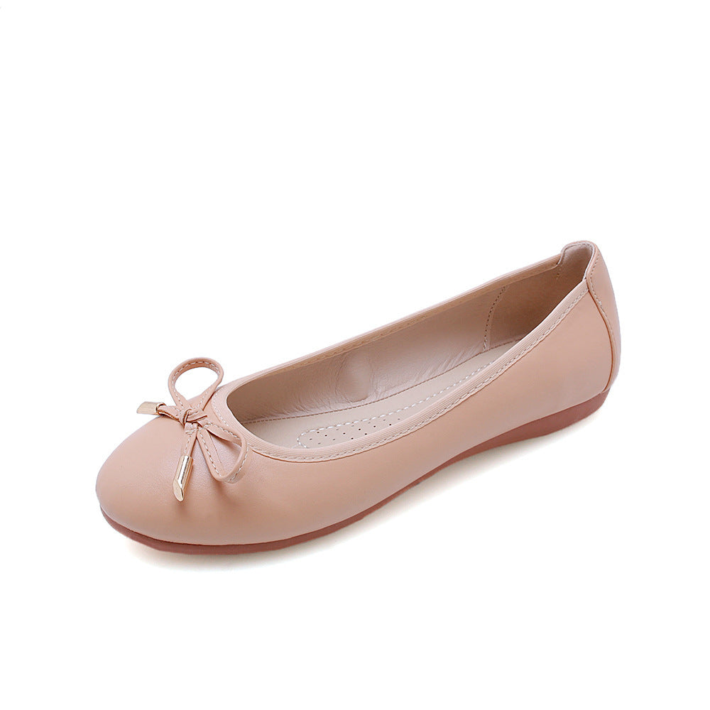 Elegant Coquette bow ballet flats