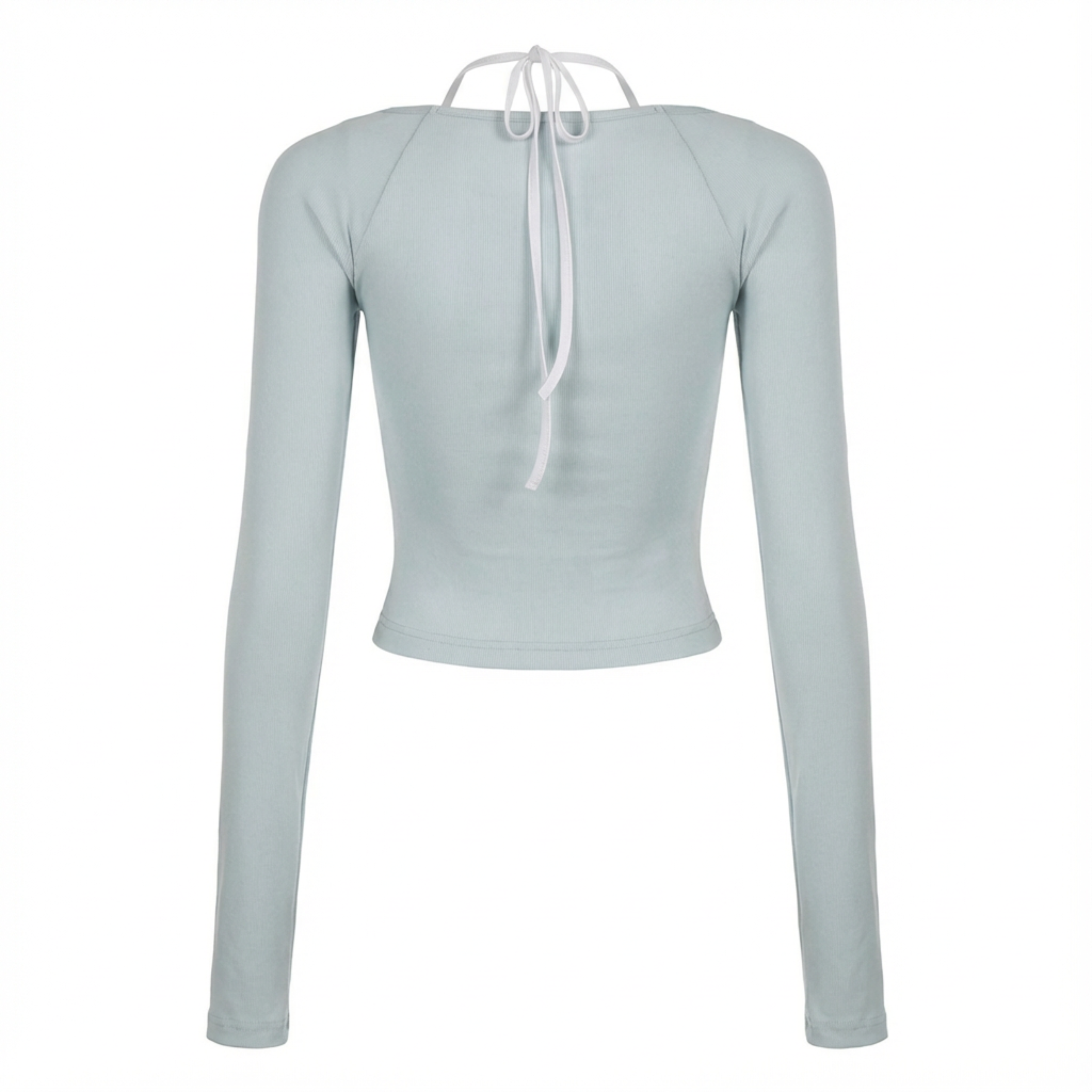 Dainty Lace Trim Bow-Front Top